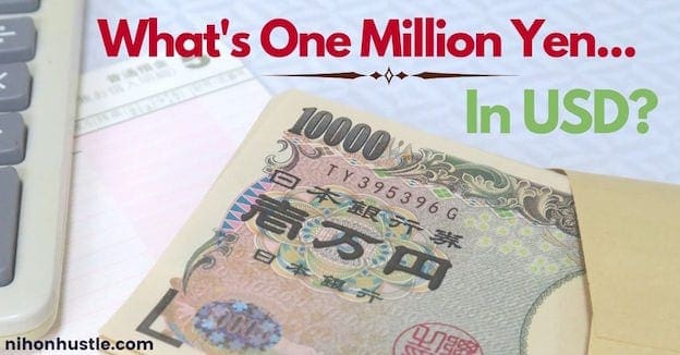 One Million Yen in USD